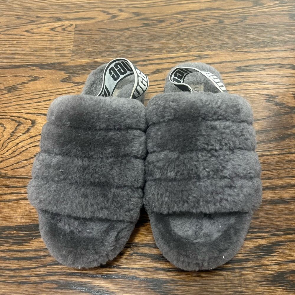 Fluff Yeah Ugg sling back slippers